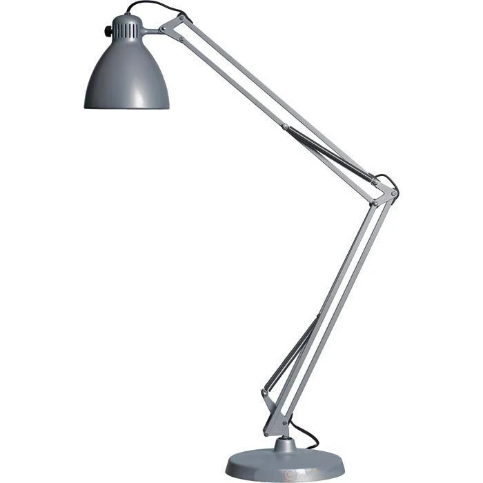 Luxo L-1 Schreibtischlampe LED Grau Standfuß 3 Luxo L-1 Schreibtischlampe LED Grau Standfuß