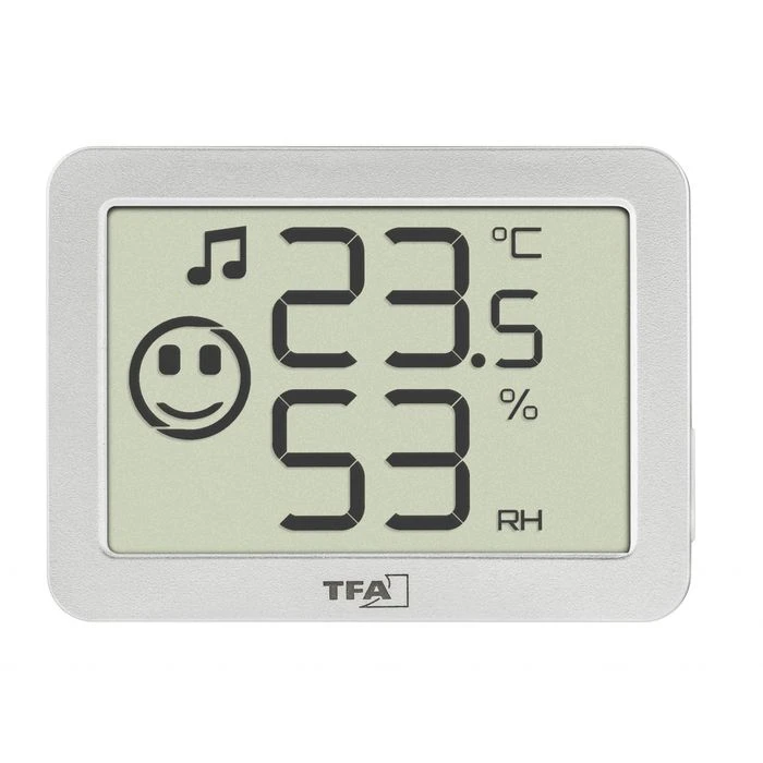 TFA Thermo-Hygrometer 30.5055.02, Innen, Digital, Weiß 5 TFA Thermo-Hygrometer 30.5055.02, Innen, Digital, Weiß – Bild 3