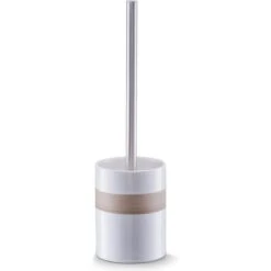 Zeller WC-Bürste Beige, Bürstenhalter Aus Keramik