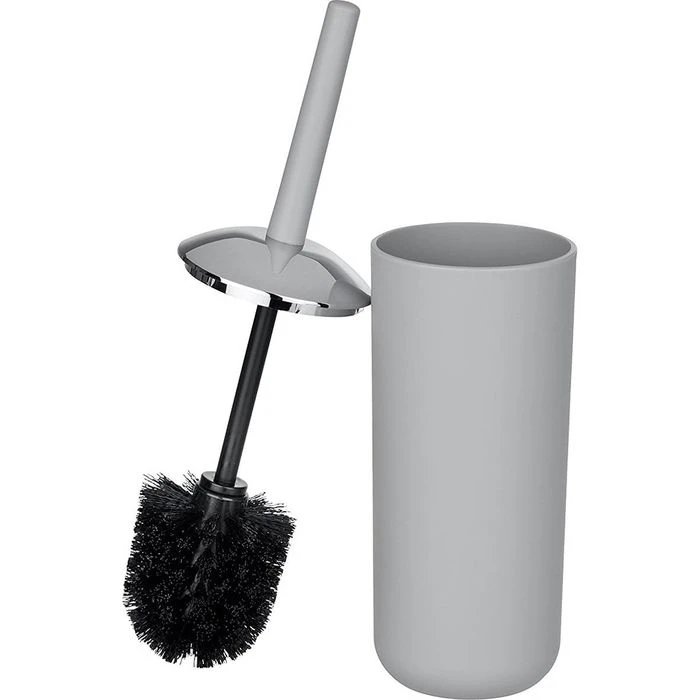 Wenko WC-Bürste Brasil, Grau, Bürstenhalter Aus Kunststoff 5 Wenko WC-Bürste Brasil, Grau, Bürstenhalter Aus Kunststoff – Bild 3