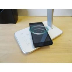 Unilux Schreibtischlampe Jazz LED, Dimmbar, USBm, QI-Ladegerät, Mit Standfuß -WENKO Shop 9efb3f31620ee5aadb56044fc799a00446362c8d schreibtischlampe unilux jazz led