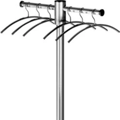 Kerkmann Garderobenständer G12E, 6906, Mit 6 Kleiderbügeln, Edelstahl, Silber -WENKO Shop a2a223dd0bc856087fd85558216386135c9be7f0 garderobenstaender kerkmann g12e 6906