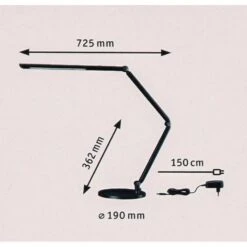 Paulmann Schreibtischlampe FlexBar, Standfuß, Dimmbar, Schwarz 17 Paulmann Schreibtischlampe FlexBar, Standfuß, Dimmbar, Schwarz -WENKO Shop a3b3ebe704c833b068efc9fee1441200011a9673 schreibtischlampe paulmann flexbar