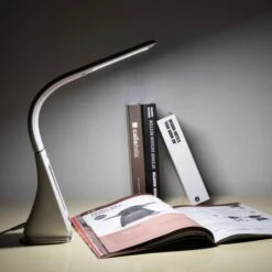 Monzana Schreibtischlampe LED, Dimmbar, Uhr, Temperatur, Kalender, Weiß -WENKO Shop a985b3b94b9d90d27eb95458bcf36c33814361f9 schreibtischlampe monzana lilly led