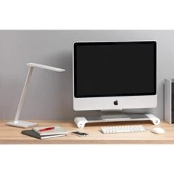 Unilux Schreibtischlampe Jazz LED, Dimmbar, USBm, QI-Ladegerät, Mit Standfuß -WENKO Shop ab159ba766d257352e6f944e826221b2b7869155 schreibtischlampe unilux jazz led