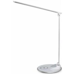 TaoTronics Schreibtischlampe TT-DL069 LED, Dimmbar, USB, Qi-Ladegerät, Standfuß