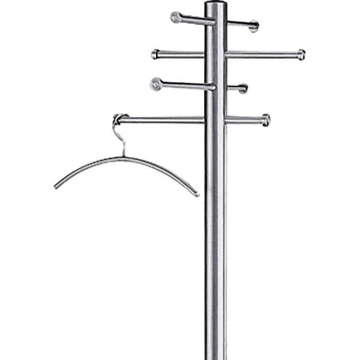 Kerkmann Garderobenständer Arte, 6871, Mit 8 Haken, Edelstahl, Silber 5 Kerkmann Garderobenständer Arte, 6871, Mit 8 Haken, Edelstahl, Silber – Bild 3