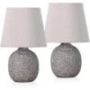 Schreibtischlampe BRUBAKER Beige, Leinen-Schirm, Steingut-Standfuß, 2 Stück -WENKO Shop bc1e5551fd30ade928a9fbe1b02c608c63c4a8eb schreibtischlampe brubaker