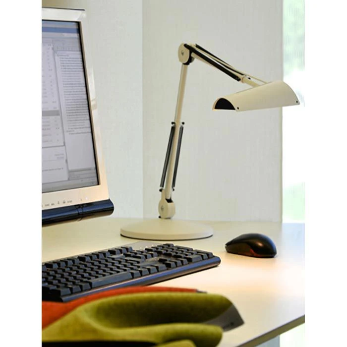 Luxo Schreibtischlampe Air T80 LED, Dimmbar, Aluminiumgrau, Mit Tischklemme 4 Luxo Schreibtischlampe Air T80 LED, Dimmbar, Aluminiumgrau, Mit Tischklemme – Bild 2