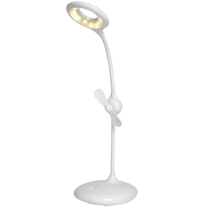 Böttcher-AG Schreibtischlampe LED, Dimmbar, Standfuß, USB, Mit Akku, Ventilator 3 Böttcher-AG Schreibtischlampe LED, Dimmbar, Standfuß, USB, Mit Akku, Ventilator