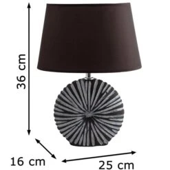 Schreibtischlampe BRUBAKER Braun, Keramik-Standfuß, 2 Stück 9 Schreibtischlampe BRUBAKER Braun, Keramik-Standfuß, 2 Stück -WENKO Shop c078bf9a0a3d78eb4ebb2a7d93affd4ade0a02b0 schreibtischlampe brubaker