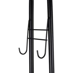 Relaxdays Garderobenständer 10027470, Mit Rollen, 2 Ablagen & 4 Haken, Metall, Schwarz -WENKO Shop c20ee625da2f546da44010d43256a0e8bca3a9da garderobenstaender relaxdays 10027470