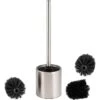 Bremermann WC-Bürste WC-Garnitur, Silber, Bürstenhalter Aus Edelstahl, Inkl. 3 Ersatzköpfe -WENKO Shop c523ad0d048cdff63afe58d387398527fc28031a wc buerste bremermann wc garnitur silber
