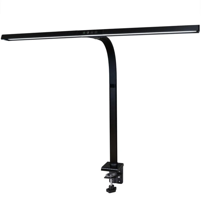 FeinTech Schreibtischlampe LTL00321, Tischklemme, Dimmbar, Schwarz 3 FeinTech Schreibtischlampe LTL00321, Tischklemme, Dimmbar, Schwarz