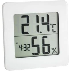 TFA Thermo-Hygrometer 30.5033.02 Innen, Digital, Weiß