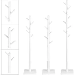 Vasagle Garderobenständer RCR010W02, Mit 8 Haken, Holz, Weiß 11 Vasagle Garderobenständer RCR010W02, Mit 8 Haken, Holz, Weiß -WENKO Shop cd173b44973391d62a94b01a7a55acb3274dc99c garderobenstaender vasagle rcr010w02