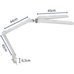 Maul Schreibtischlampe Maulcraft Duo LED, Dimmbar, Zwei Leuchtenköpfe, Weiß, Mit Tischklemme -WENKO Shop ceffbc3ff62fdf4c9eb3af08ad150a5d1971685a schreibtischlampe maul maulcraft duo led