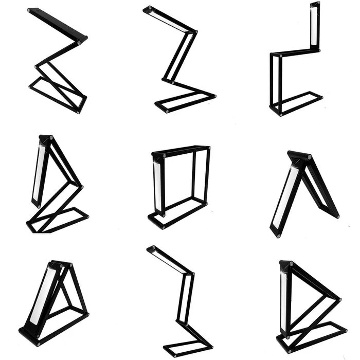 Infitronic Schreibtischlampe INLEDPLB LED, Dimmbar, Schwarz, USB, Faltbar, Standfuß, Mit Akku 4 Infitronic Schreibtischlampe INLEDPLB LED, Dimmbar, Schwarz, USB, Faltbar, Standfuß, Mit Akku – Bild 2