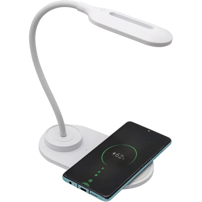 Denver Schreibtischlampe LQI-55 LED, Standfuß, QI-Ladegerät 4 Denver Schreibtischlampe LQI-55 LED, Standfuß, QI-Ladegerät – Bild 2