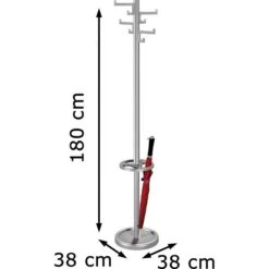 Kerkmann Garderobenständer Nevada, 6900, Mit 8 Haken, Metall, Silber 11 Kerkmann Garderobenständer Nevada, 6900, Mit 8 Haken, Metall, Silber -WENKO Shop d5fe2827920d72203afb4f9d5947bc5dfd21dcb8 garderobenstaender kerkmann nevada 6900