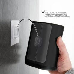 Bremermann WC-Bürste WC-Garnitur Barbena, Schwarz, Bürstenhalter Aus Edelstahl, Zur Wandmontage -WENKO Shop d7642a5ba771e575eefe5b3cd211a3a23fa4b4e0 wc buerste bremermann wc garnitur barbena schwarz