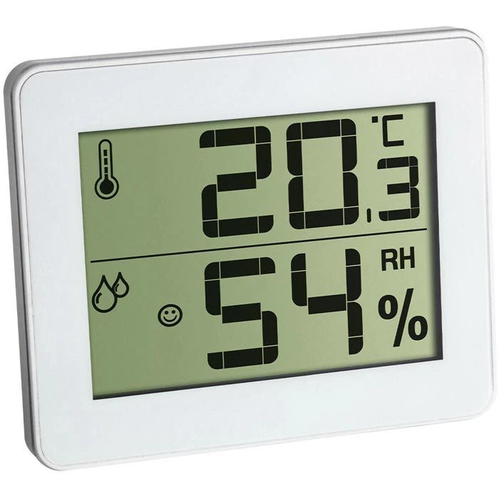 TFA Thermometer 30.5027.02 Innen, Digital, Mit Hygrometer, Weiß 3 TFA Thermometer 30.5027.02 Innen, Digital, Mit Hygrometer, Weiß
