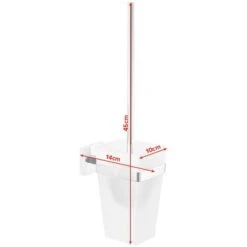 Tesa WC-Bürste Deluxxe, Weiß / Chrom, Bürstenhalter Aus Glas, Zur Wandmontage -WENKO Shop d99f8e3e07995ba34ecb1221ddbbfe84c3b6eef2 wc buerste tesa deluxxe weiss chrom