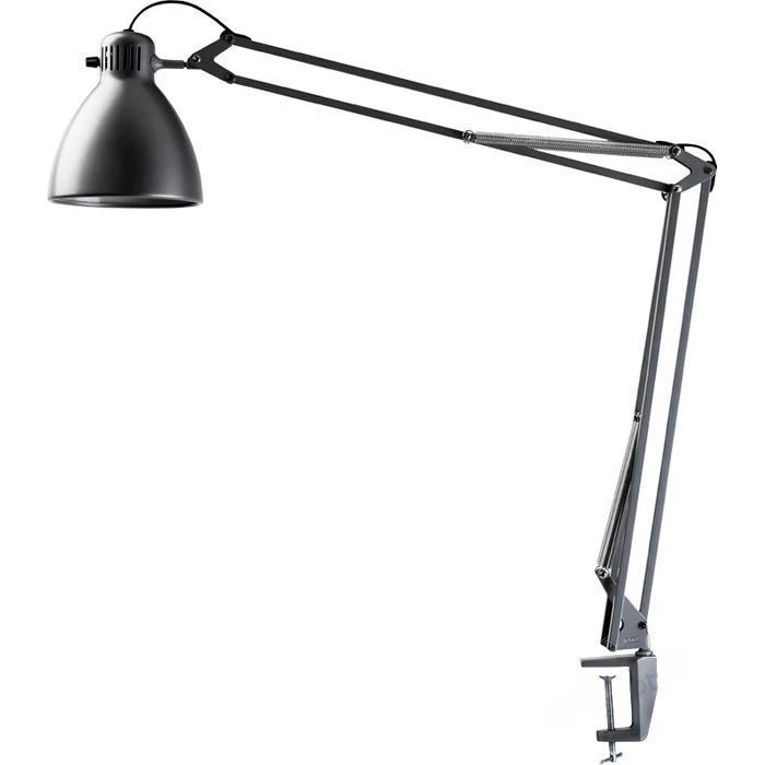 Luxo L-1 Schreibtischlampe LED Grau Tischklemme 3 Luxo L-1 Schreibtischlampe LED Grau Tischklemme