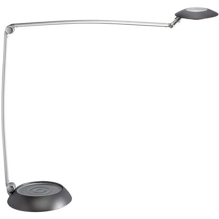 Maul Schreibtischlampe Maulspace LED, Dimmbar, Silber, Mit Standfuß 3 Maul Schreibtischlampe Maulspace LED, Dimmbar, Silber, Mit Standfuß