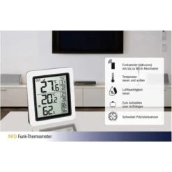 TFA Thermometer Info 30.3065.02 Innen/außen, Digital, Mit Hygrometer, Inkl. Funk-Sensor -WENKO Shop f13fa1310a95fdca54e6391cc59c7342b10be7cb thermo hygrometer tfa 30.3065.02 info funk