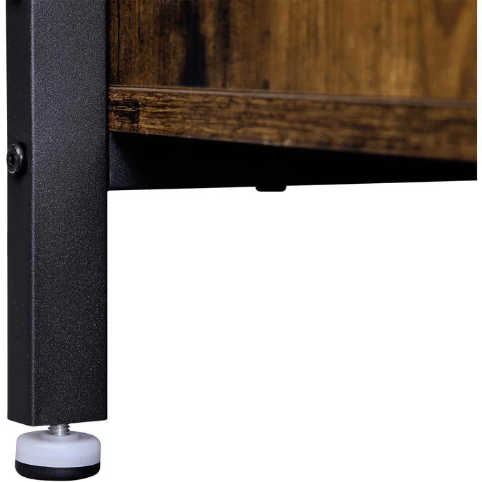 Vasagle Garderobenständer XHSR22BX, Vintage, Mit Schuhablage, Metall / Holz, Schwarz / Braun 6 Vasagle Garderobenständer XHSR22BX, Vintage, Mit Schuhablage, Metall / Holz, Schwarz / Braun – Bild 4