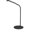 InLine Schreibtischlampe SmartHome Schwarz LED, Dimmbar, USB, QI-Ladegerät, App-fähig, Standfuß