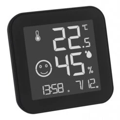 Alternative view of TFA Thermo-Hygrometer 30.5054.01 Black&White Innen, Digital